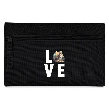 Lynx Luchse Luchs - Trousse - noir - Devant