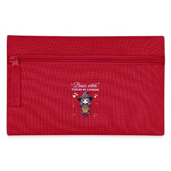 Basic witch fueled by candies - Pencil Case - red - Front