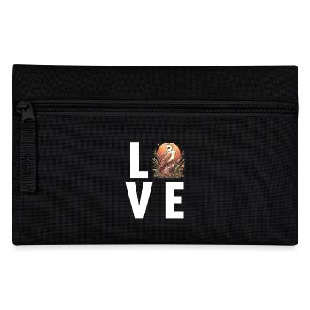 Barn Owl Schleiereulen Schleiereule - Pencil Case - black - Front