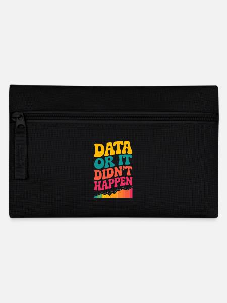 Data Analyst Data Scientist Data Engineer Data Or - Federtasche - Schwarz
