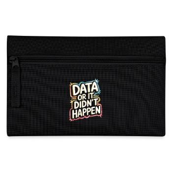 Daten Oder Es Ist Nicht Passiert Data Analyst Data - Federtasche - Schwarz - Vorne