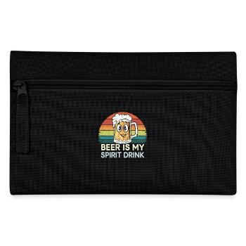 Beer Is My Spirits Drink Retro - Pencil Case - black - Front