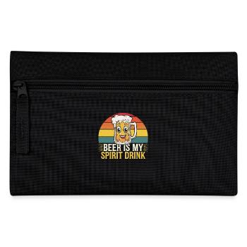 Beer Is My Spirit Drink - Retro Style - Pencil Case - black - Front