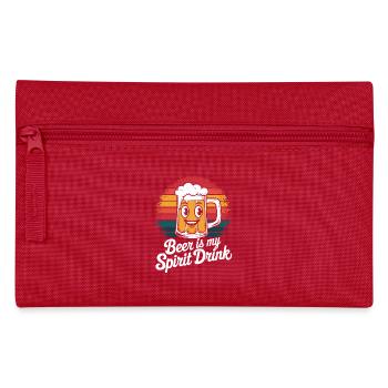 La bière est ma boisson spirituelle - Trousse - rouge - Devant