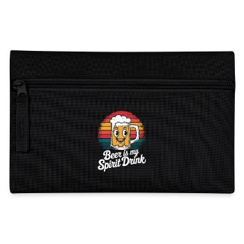 Bier Ist Mein Geistiges Getränk - Federtasche - Schwarz - Vorne