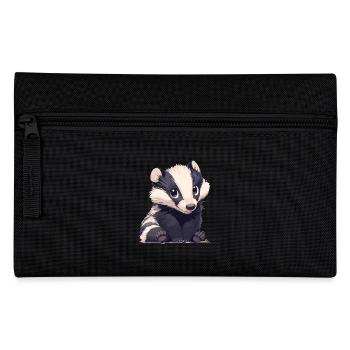Badger Dachse Dachs - Federtasche - Schwarz - Vorne