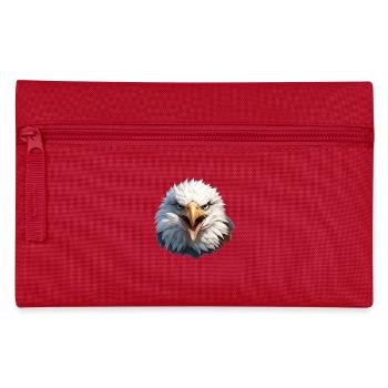 Pygargue à tête blanche Weißkopfseeadler - Trousse - rouge - Devant