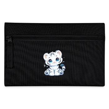 White Tiger Weißer Tiger - Pencil Case - black - Front