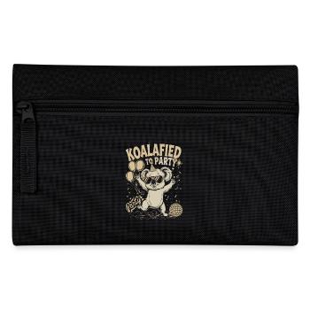 Qualified for partying koala with sunglasses - Pencil Case - black - Front