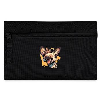 Wild Dog Wildhunde Wildhund - Pencil Case - black - Front