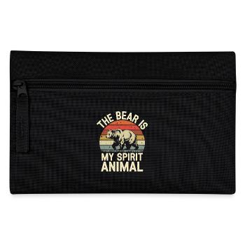 Bär The Bear Is My Spirit Animal - Pencil Case - black - Front