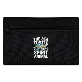 Tortue de mer Animal - Trousse - noir - Devant