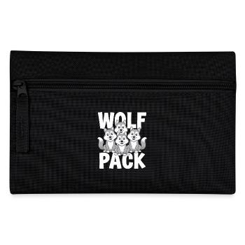 Wolf Group Design Wolf Pack - Pencil Case - black - Front