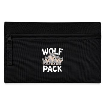 Wolf Group Design Wolf Pack - Pencil Case - black - Front