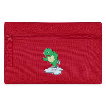 Patins à glace tortue - Trousse - rouge - Devant