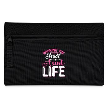 Rocking The Great Aunt Life Cadeaux Tout-petits Garçons - Trousse - noir - Devant