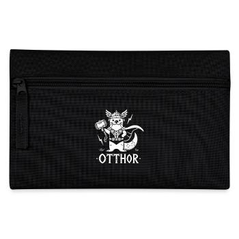 otthor loutre drôle viking jeu de mots vikings loutres odin - Trousse - noir - Devant