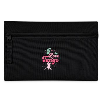 I Love Tango Latin Music Tango Dance - Federtasche - Schwarz - Vorne
