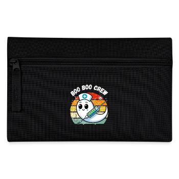 Halloween Boo Boo Crew Geist Krankenschwester Fun - Federtasche - Schwarz - Vorne