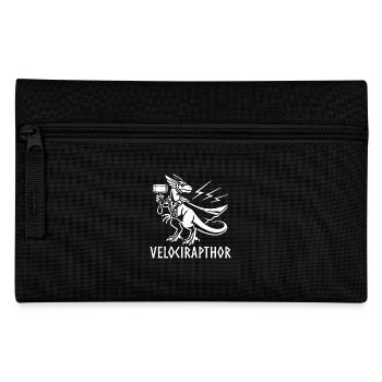 Raptor Rapthor Lustige Wikinger Wikinger Velociraptor - Federtasche - Schwarz - Vorne