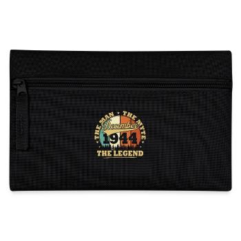 Vintage Décembre 1944 Cadeau Anniversaire 80 Ans - Trousse - noir - Devant