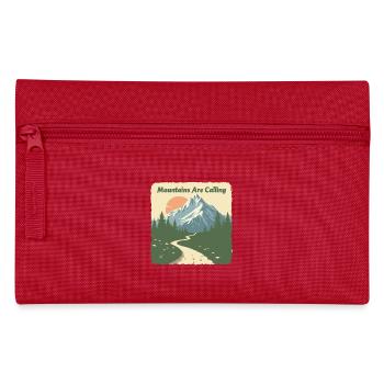 LES MONTAGNES VOUS APPELLENT - Trousse - rouge - Devant