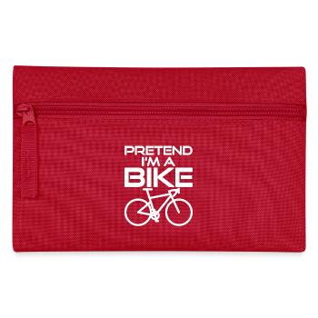 Pretend I’m a Bike - Lustiges Fahrrad Kostüm - Federtasche - Rot - Vorne