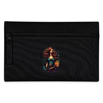 The colourful mermaid - a metropolis full of imagination - Pencil Case - black - Front