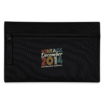 Décembre 2014 Vintage Rétro Cadeau D'anniversaire - Trousse - noir - Devant