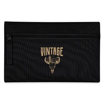 Vintage Skull – Timeless Edge - Federtasche - Schwarz - Vorne