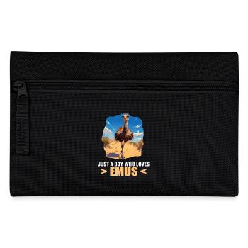 Emus Emu - Pencil Case - black - Front
