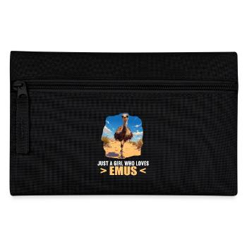Emus Emu - Pencil Case - black - Front