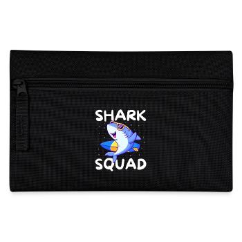 Shark Squad Fun Beach and Surfing Theme - Federtasche - Schwarz - Vorne
