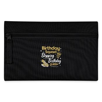 Stepping with the Birthday Queen Squad Party Desig - Federtasche - Schwarz - Vorne