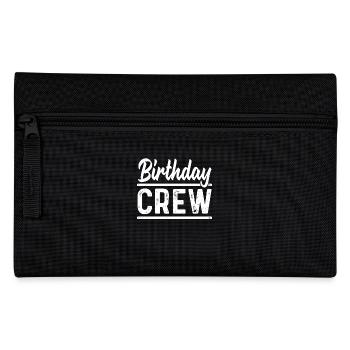 Birthday Crew Minimalist Party Squad Design - Federtasche - Schwarz - Vorne