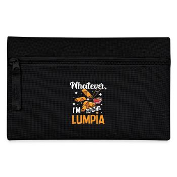 Whatever I'm having a lumpia - Pencil Case - black - Front