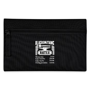 Blacksmith Blacksmithing Rates - Pencil Case - black - Front