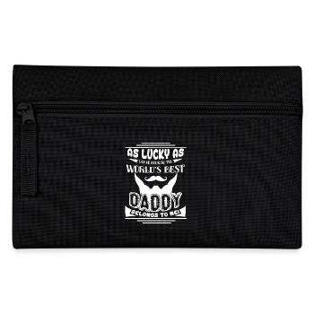Best Daddy Belongs To Me - Pencil Case - black - Front
