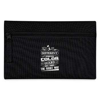 Color Guard Does Things Right Way - Pencil Case - black - Front