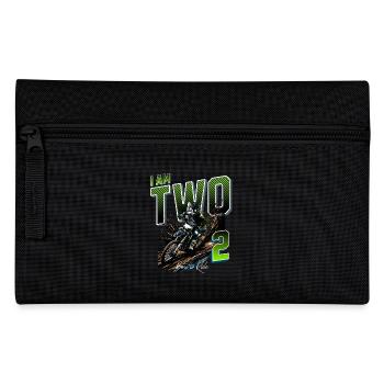 Motocross 2nd Birthday - Pencil Case - black - Front