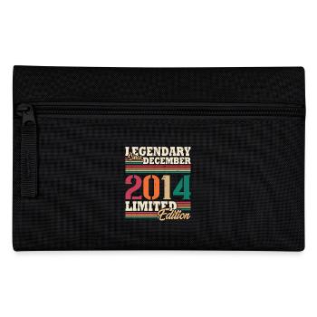 Vintage 2014 Décembre Cadeau Anniversaire Rétro - Trousse - noir - Devant