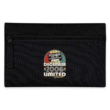 Legendary since December 2006 Vintage Birthday - Pencil Case - black - Front