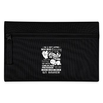 Childcare Provider I Love Children - Pencil Case - black - Front