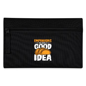 Empanadas are always a good idea - Pencil Case - black - Front