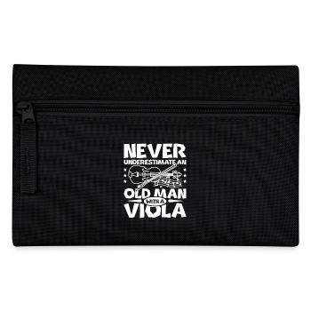 Ne sous-estimez jamais un vieil homme avec un alto - Trousse - noir - Devant