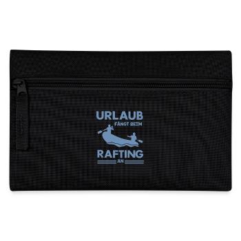 Rafting Abenteuer Schlauchboot Wassererlebnis Urla - Federtasche - Schwarz - Vorne