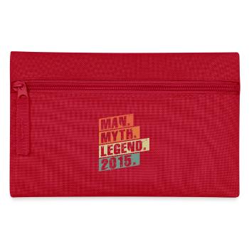 Jahrgang Geboren 2015 Mann Mythos Legende - Federtasche - Rot - Vorne