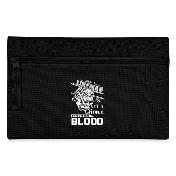 Lineman Lineman Is In My Blood - Pencil Case - black - Front