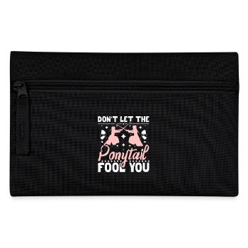 Kendo girl don't let the ponytail fool you - Pencil Case - black - Front