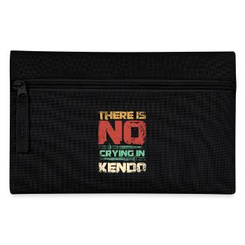 There is no crying in Kendo - Federtasche - Schwarz - Vorne